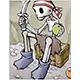 Pirate Skeleton Card - ROMC Card