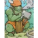 Orc Warrior Card - ROMC Card