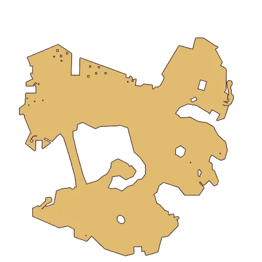 Orc Village South - Orc Warrior spawn map ROMC